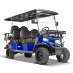 Blue Kandi Kruiser 6 Passenger Electric Golf Cart With 48v Lead Acid Battery 20 MPH Max Speed1.webp